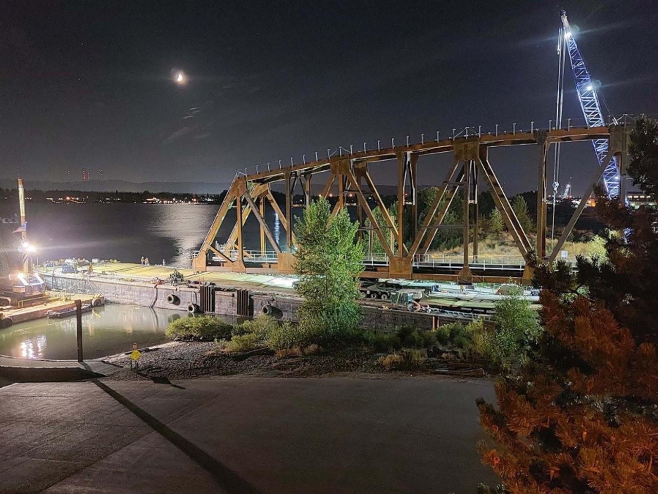  BNSF bridge replacement bound for Drano Lake
