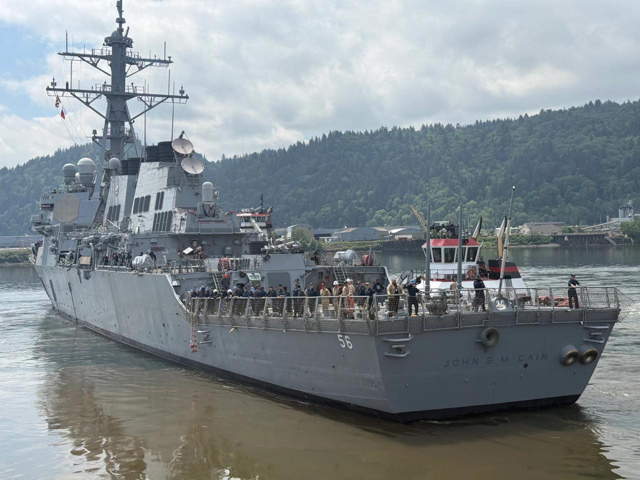 Vigor Marine Portland completes USS John S. McCain DSRA