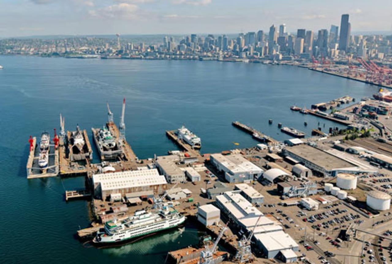 Seattle Shipyard Photo
