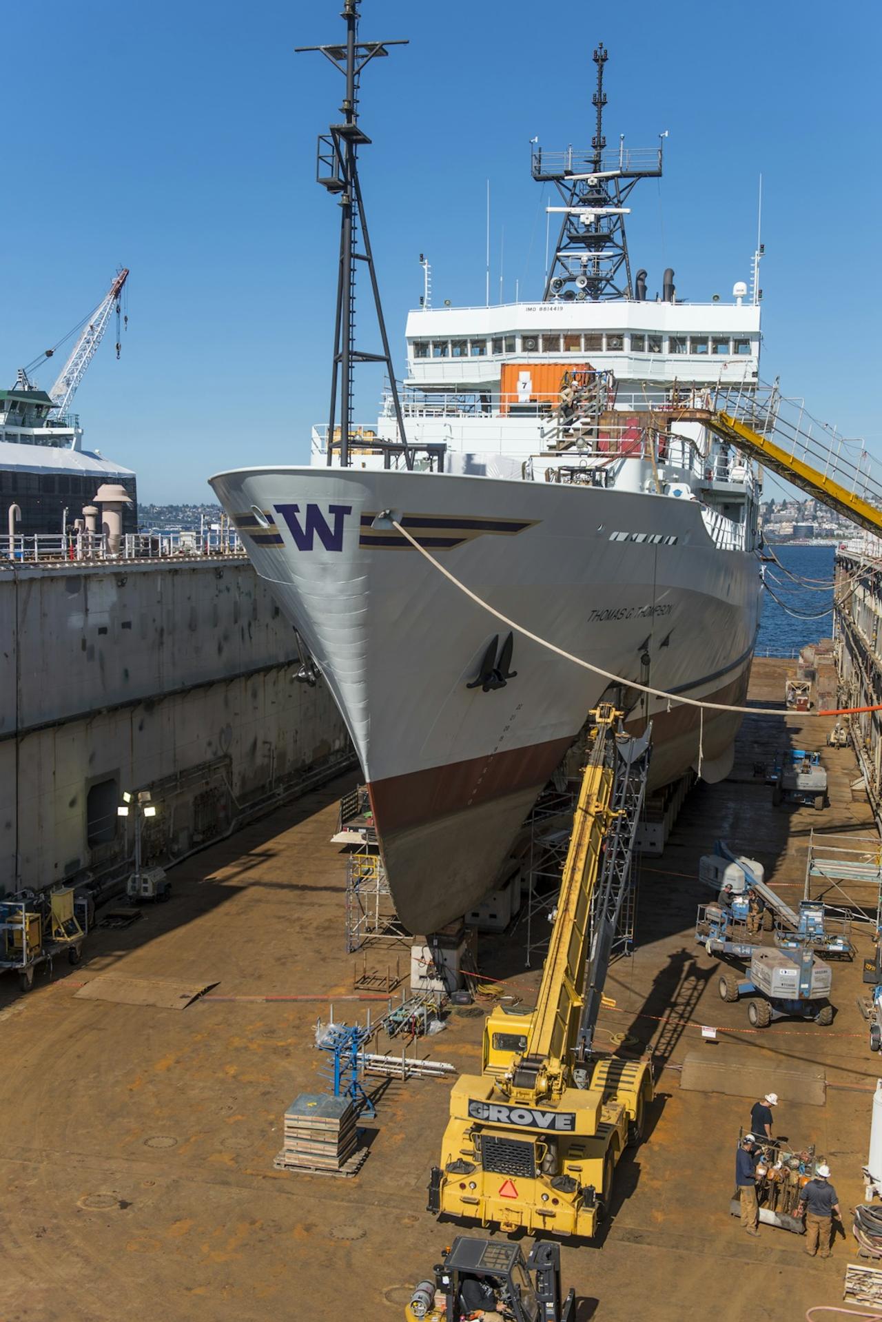 R/V Thomas G. Thompson is back in service