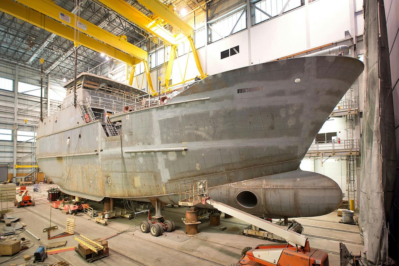 F/V Arctic Prowler being refinished