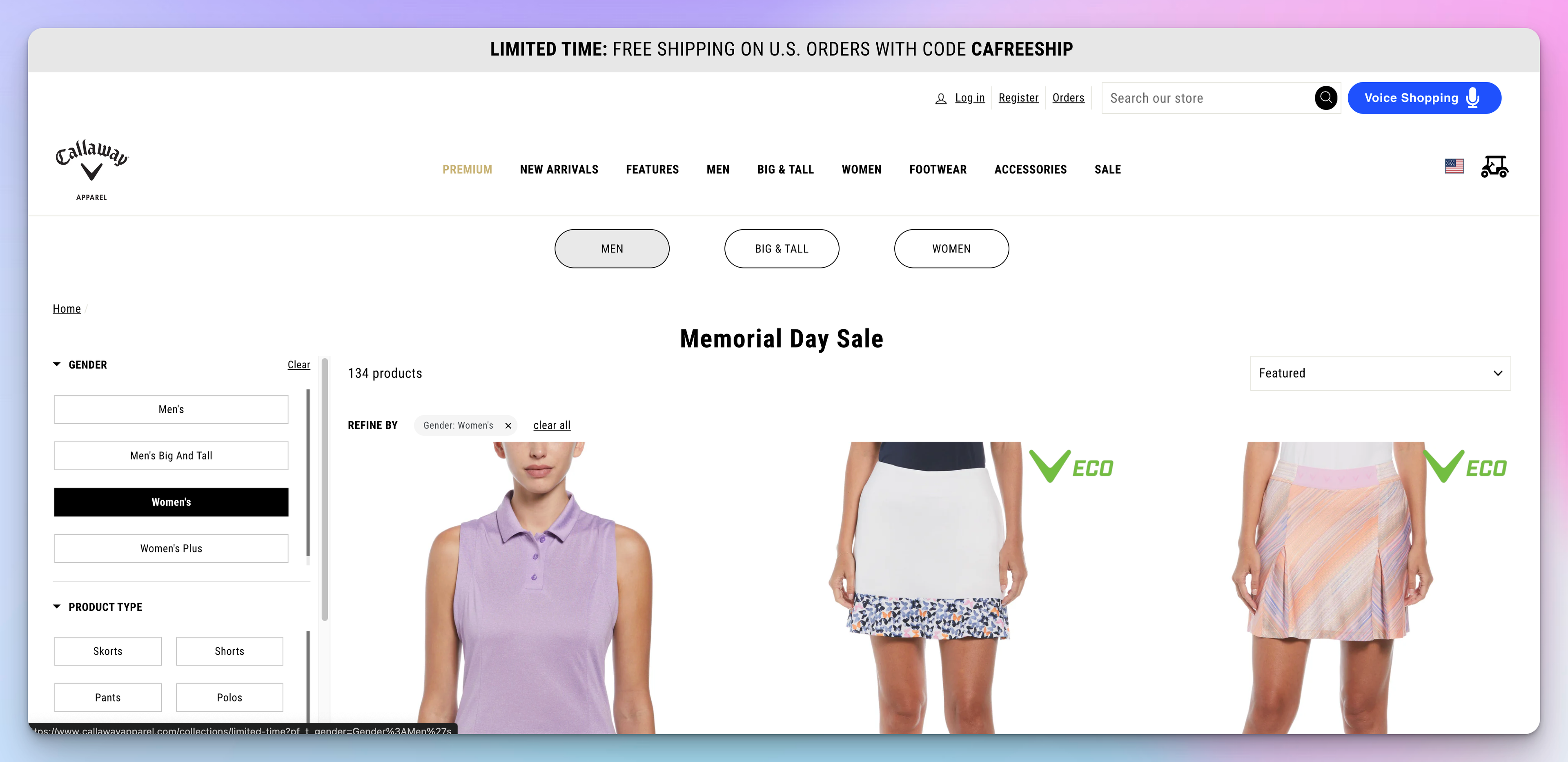 Sales Promotional Landing Page Examples