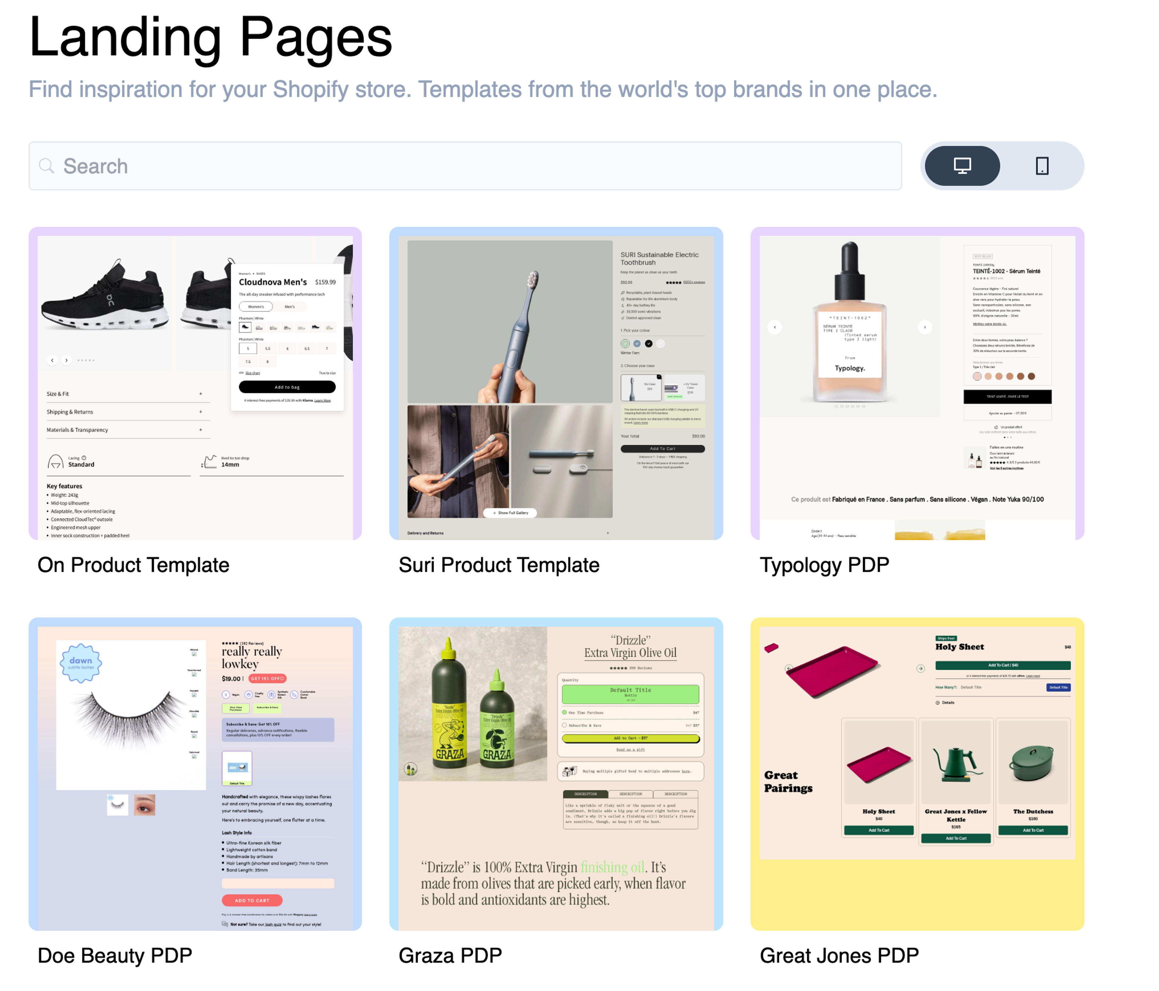 Landing Page Templates with Best Practices