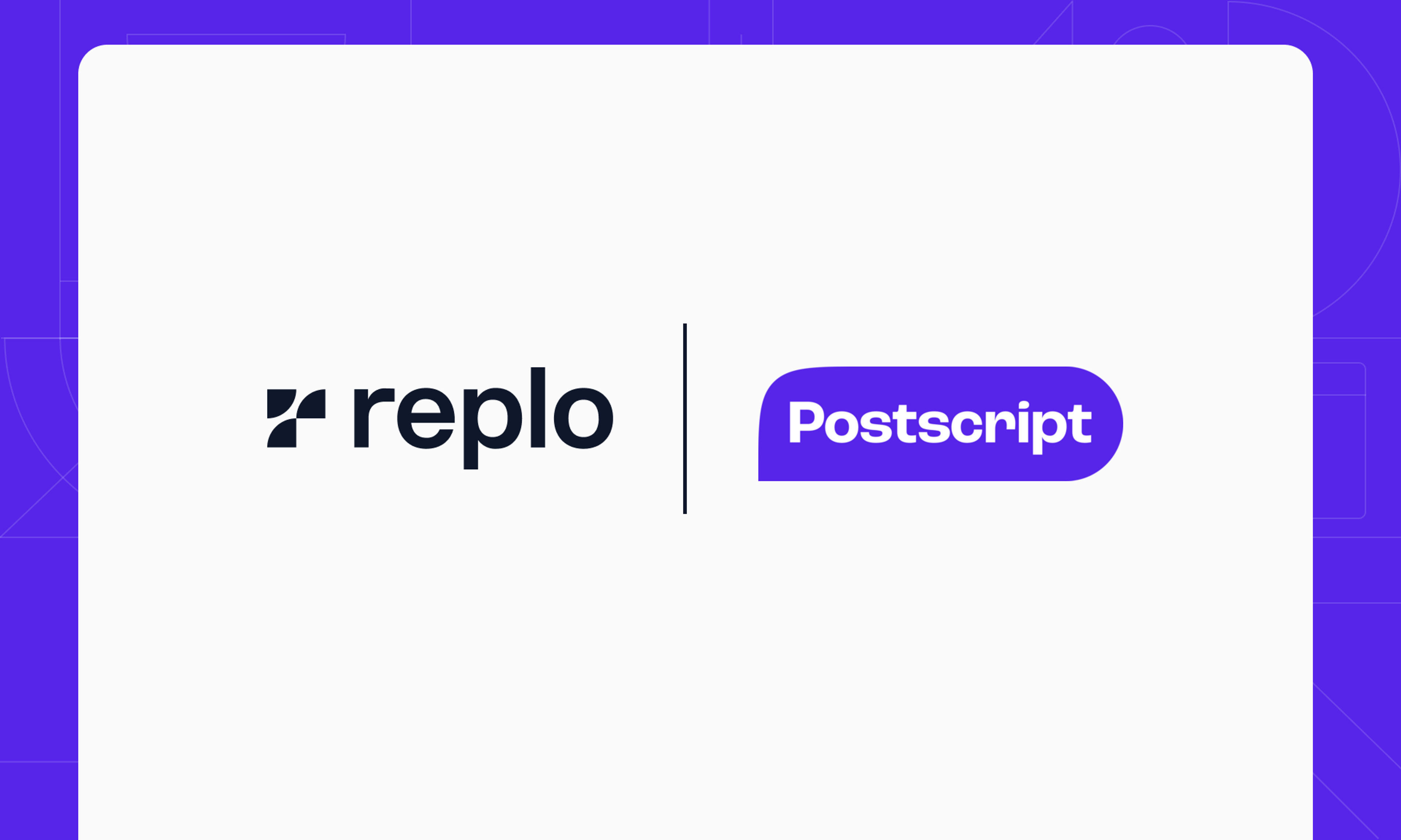 Replo X Postscript Integration