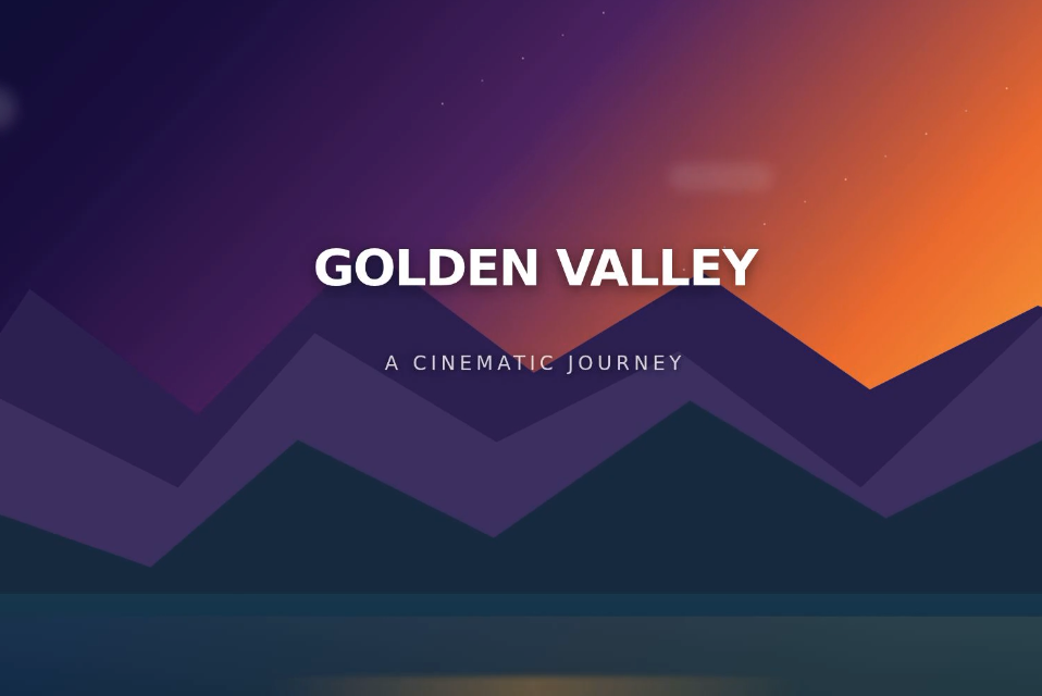 Golden Valley at Sunset