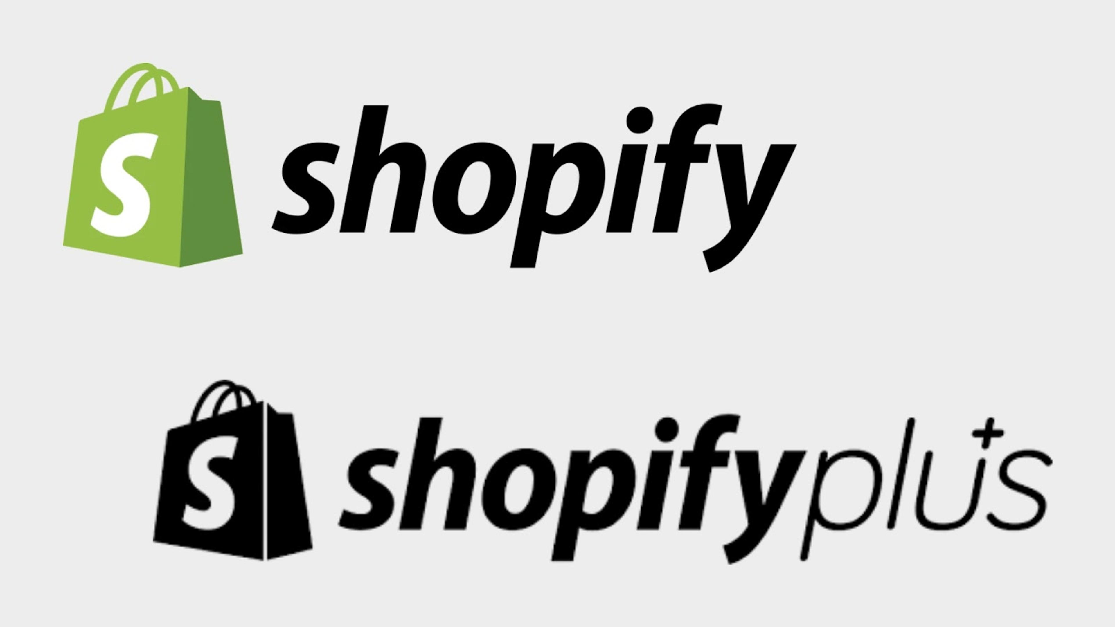 Shopify And Shopify Plus Logo