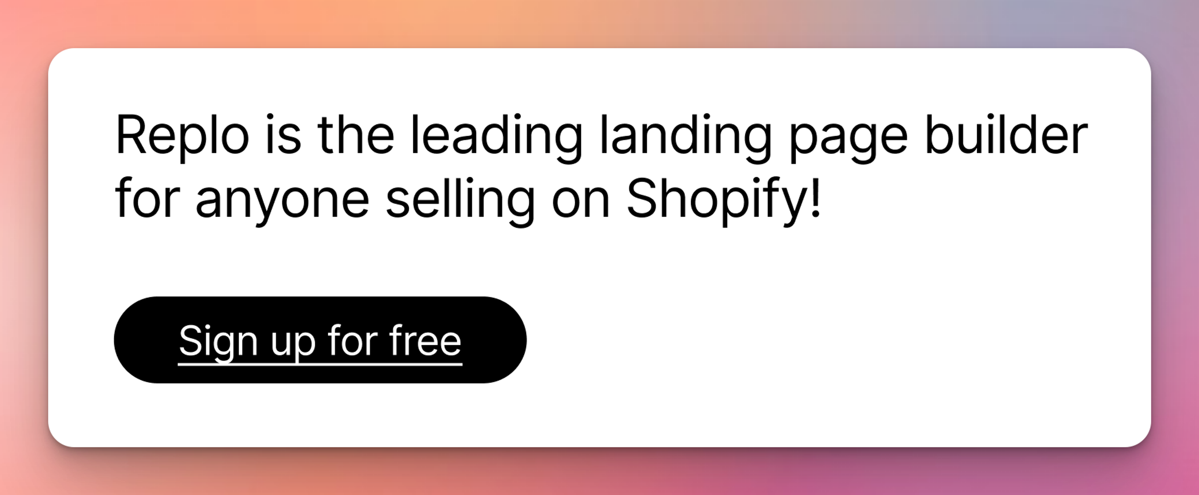 Leading Landing Page Builder Notice