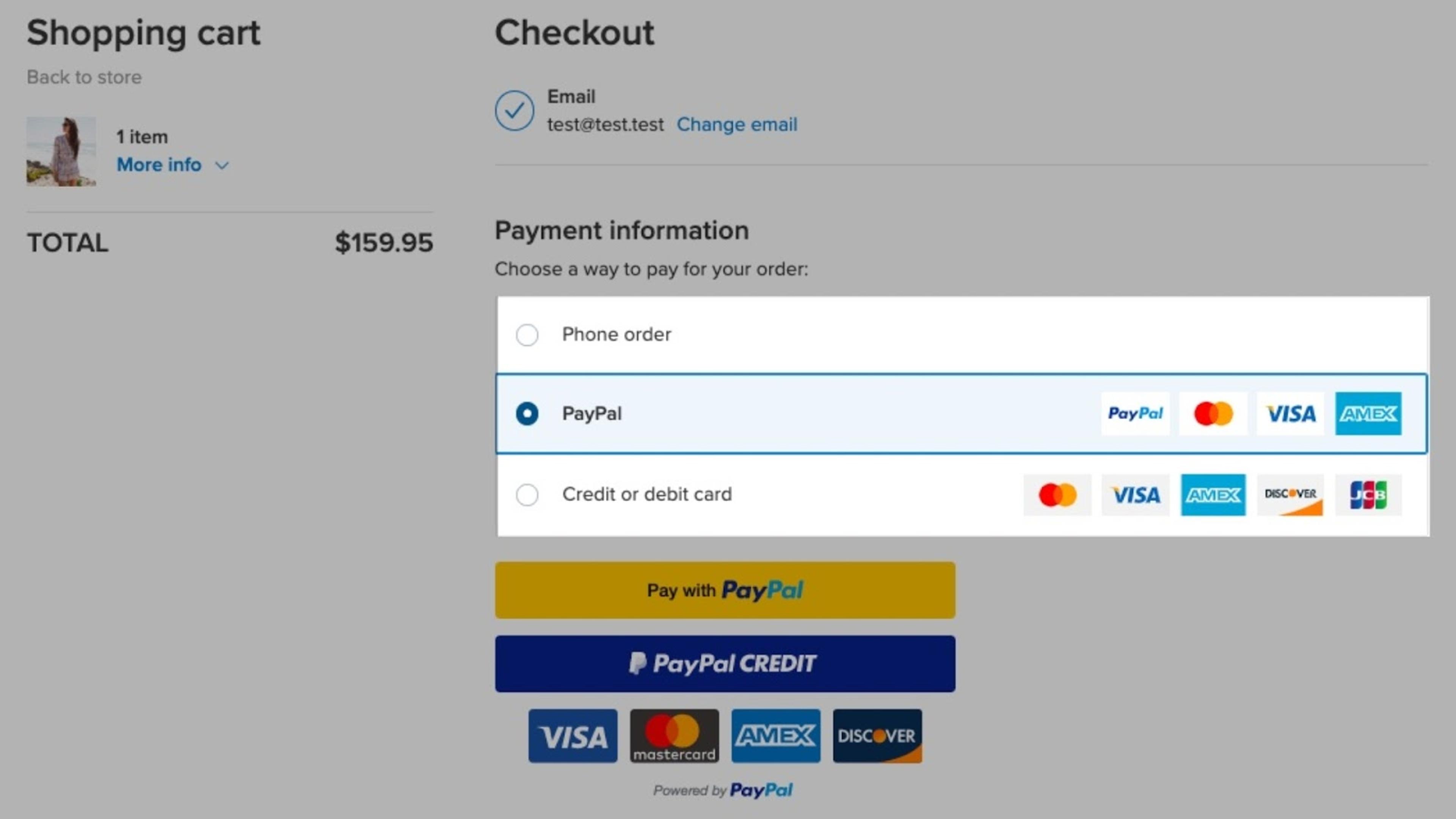 Multiple Payment Options