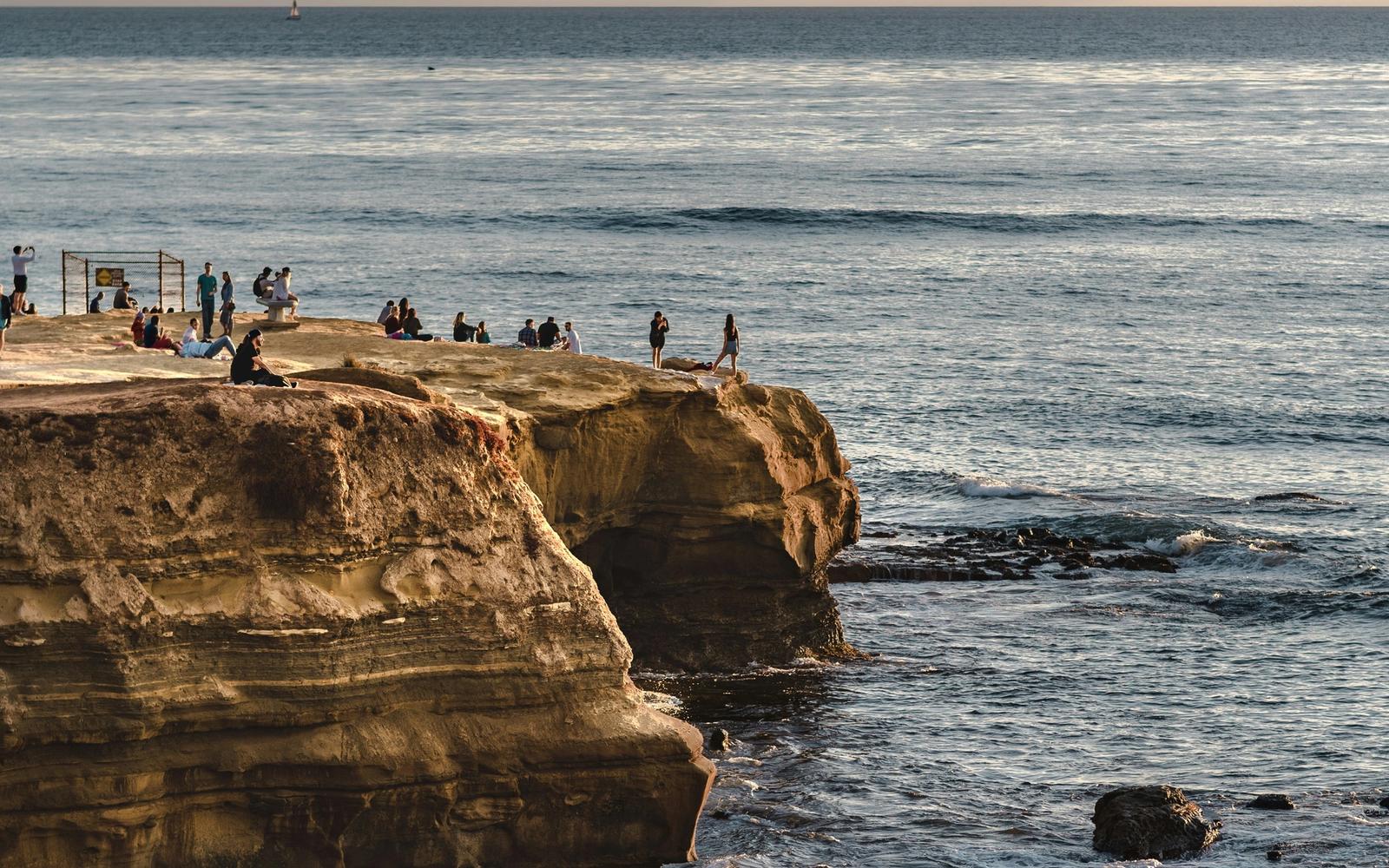 Sunset Cliffs, on Point Loma's ocean side.