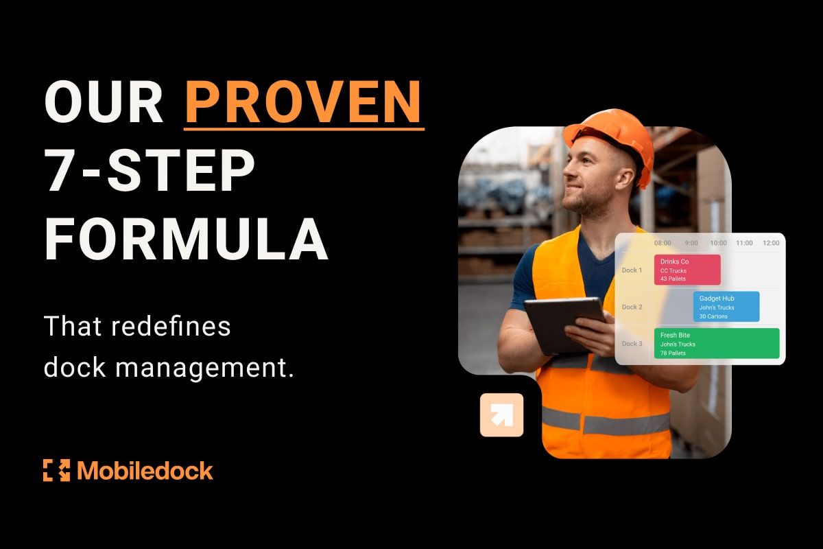 7-step formula for smarter loading dock management with advanced dock scheduling software