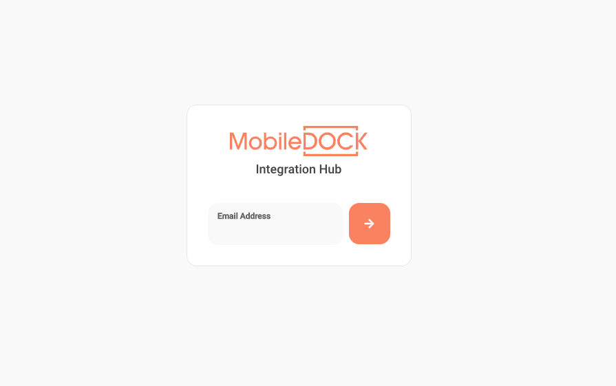 Mobiledock Integration Hub Homepage
