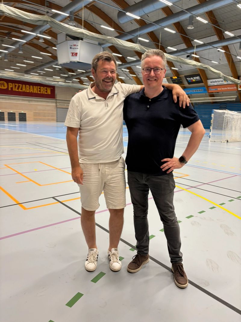 Per Ivar Staberg, Gatehåndball og Ove Grønli, Gjerpen.