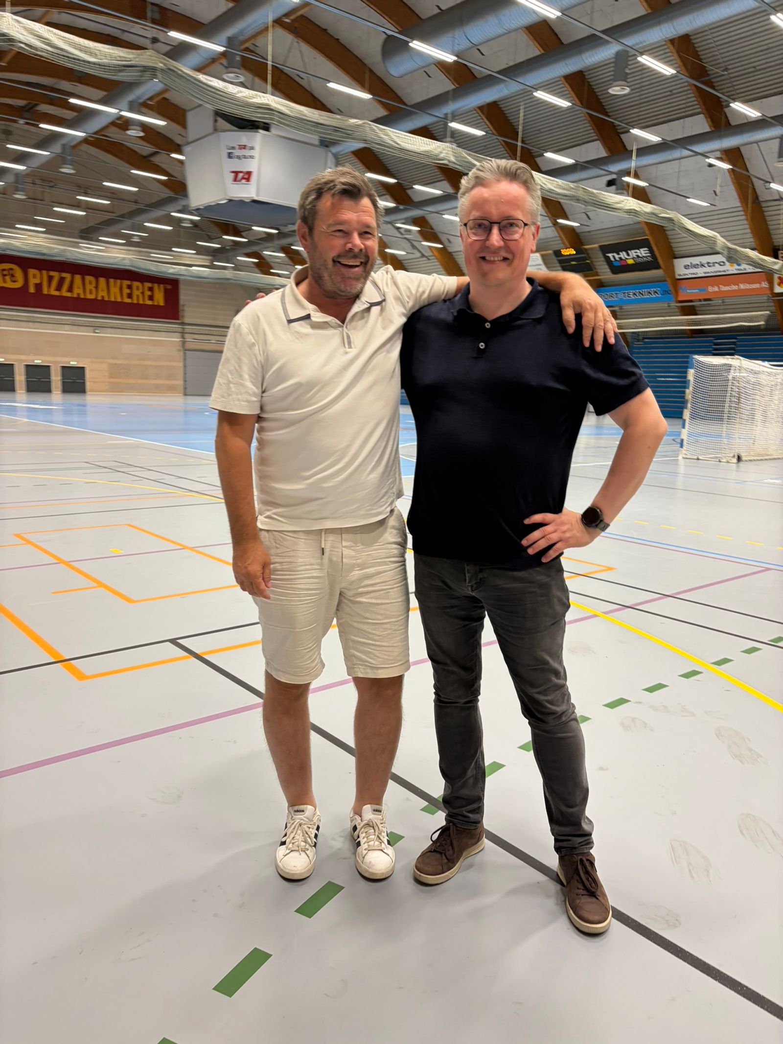 Per Ivar Staberg, Gatehåndball og Ove Grønli, Gjerpen.