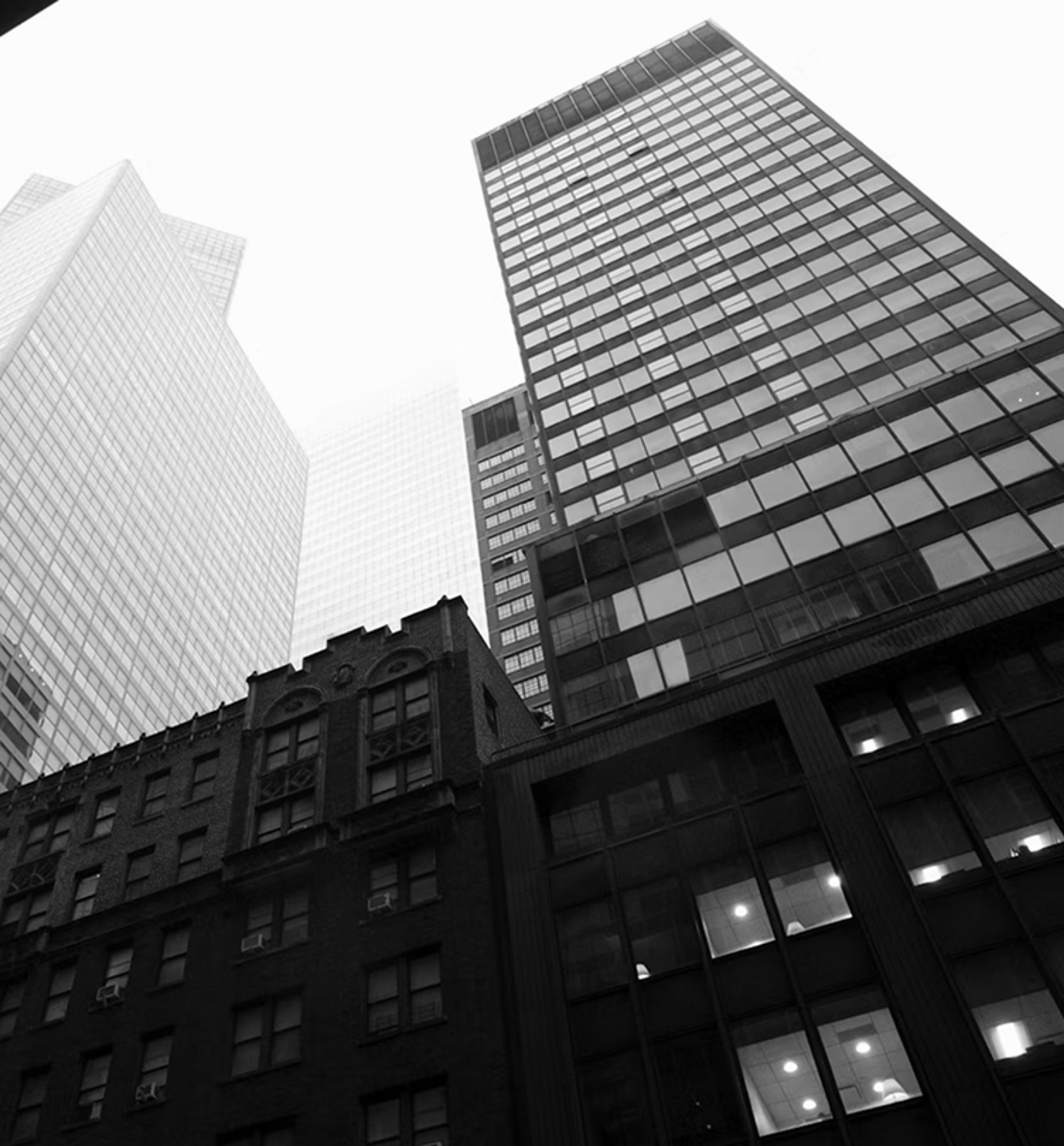 City looking up