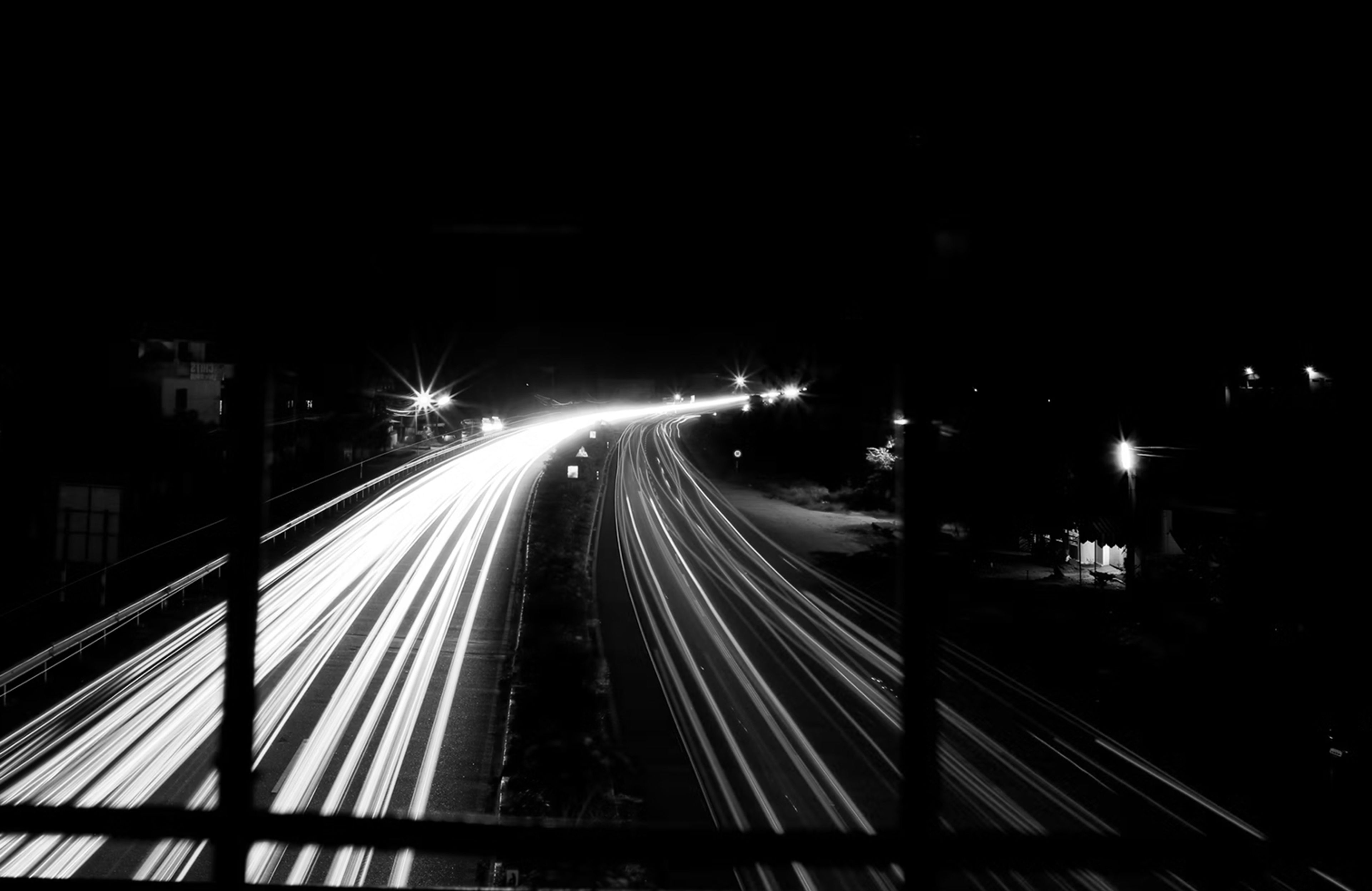 Traffic long exposure shot
