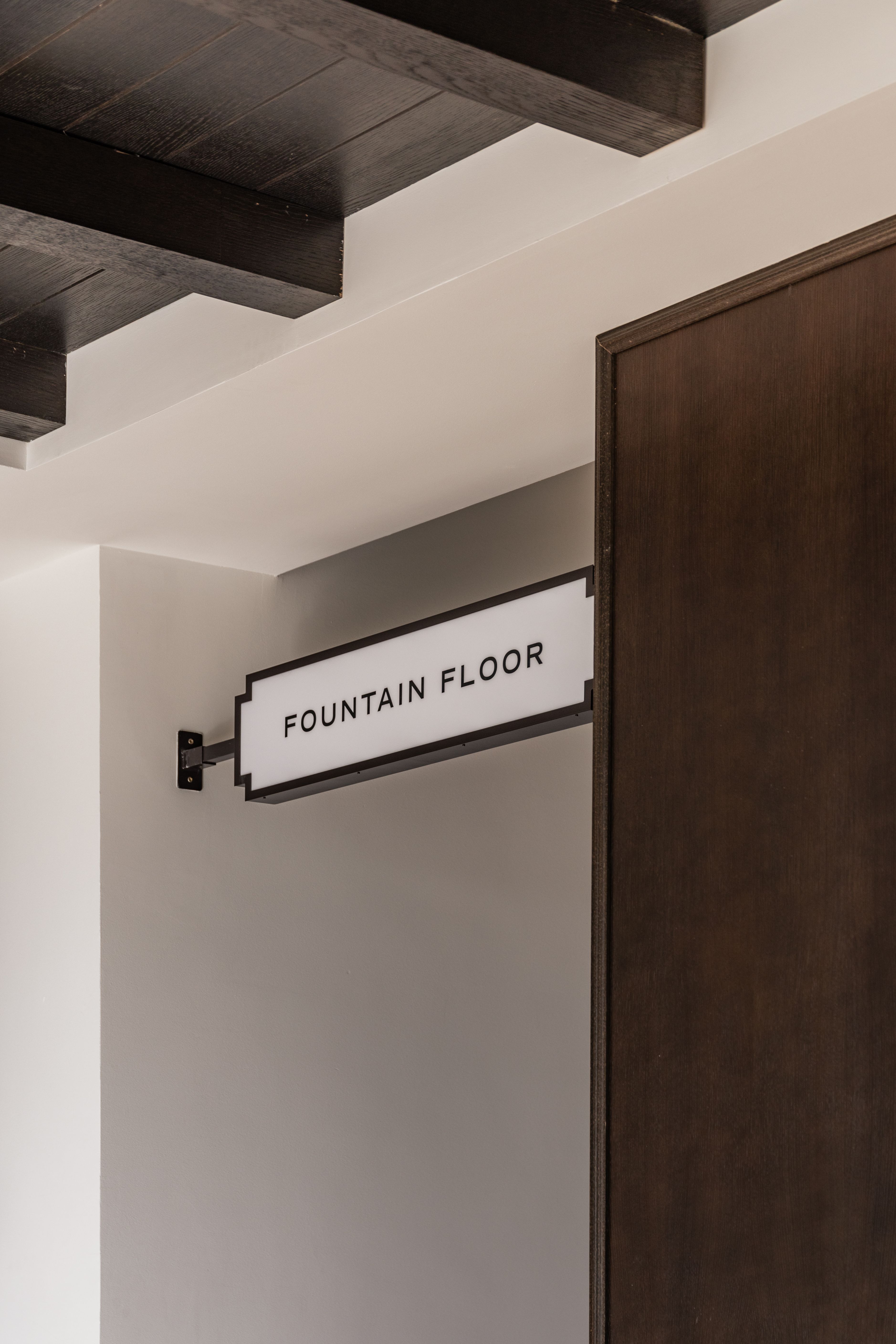 Signage at Forum