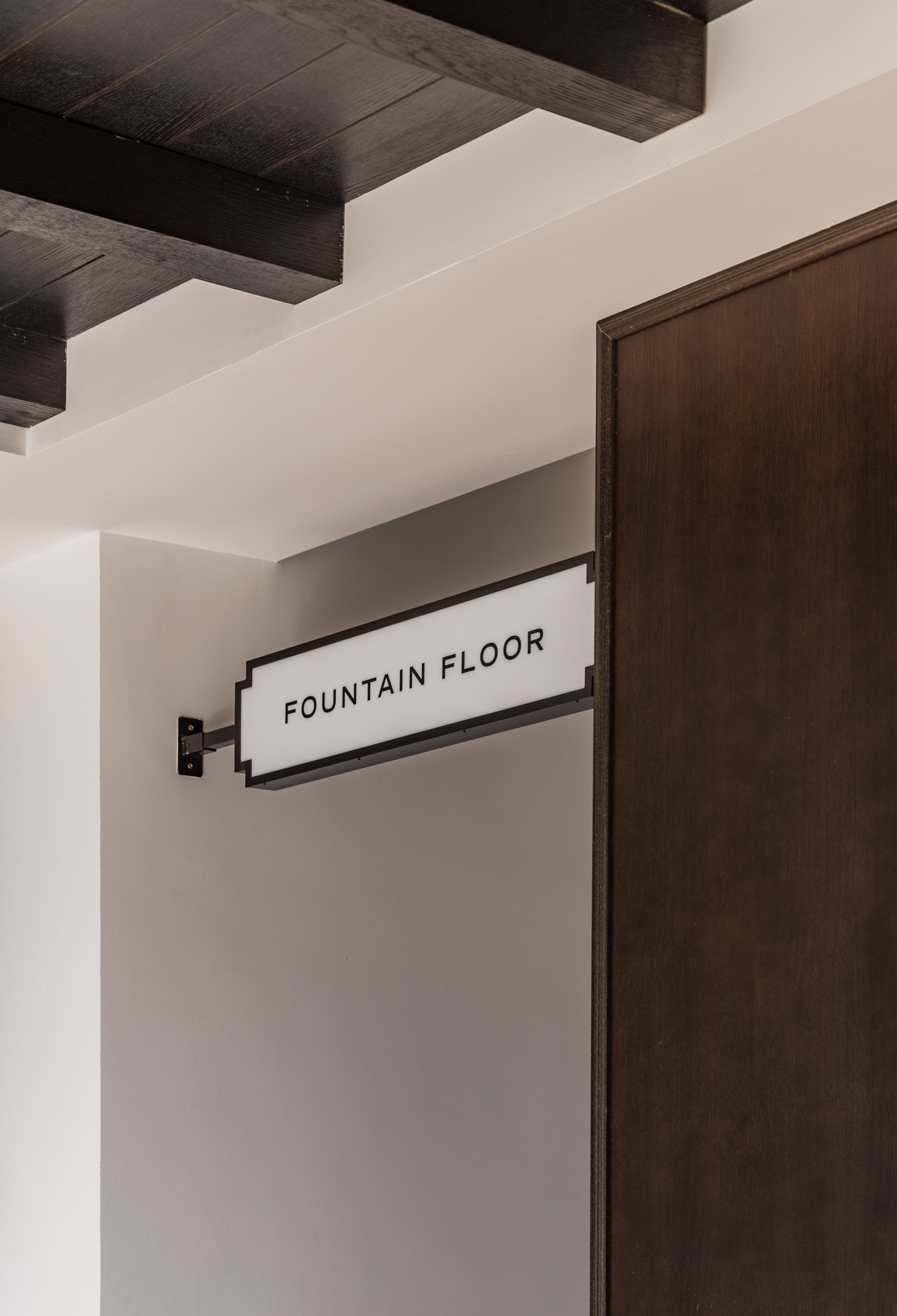 Signage at Forum