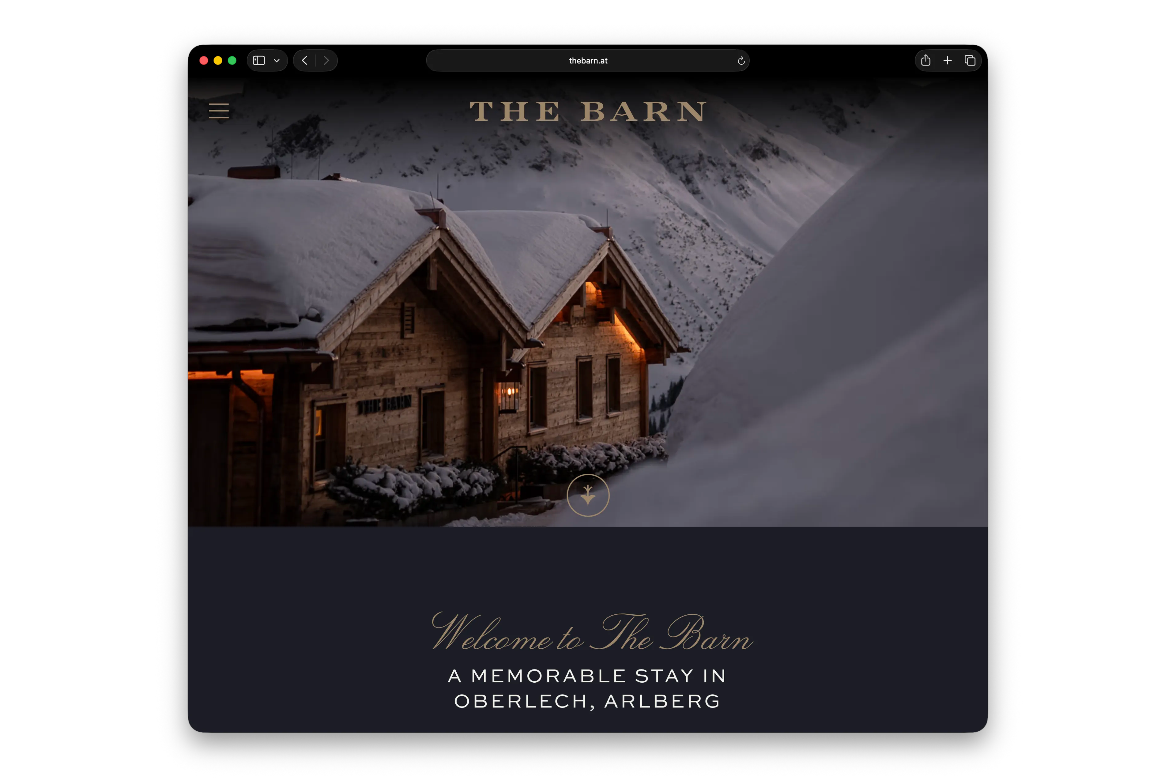 The Barn website