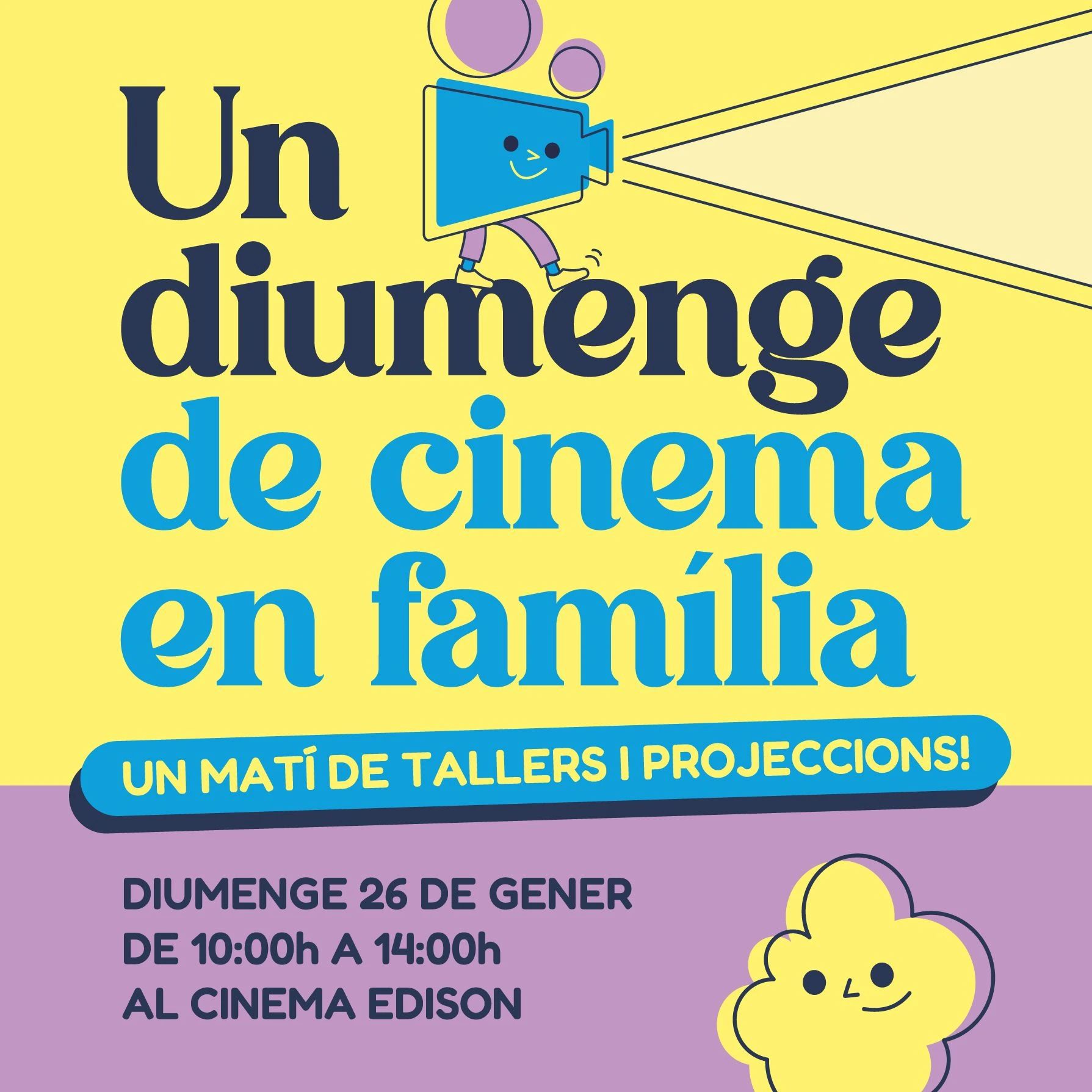 Creativitat especial per al Cinema Edison, per a una campanya adreçada al públic familiar