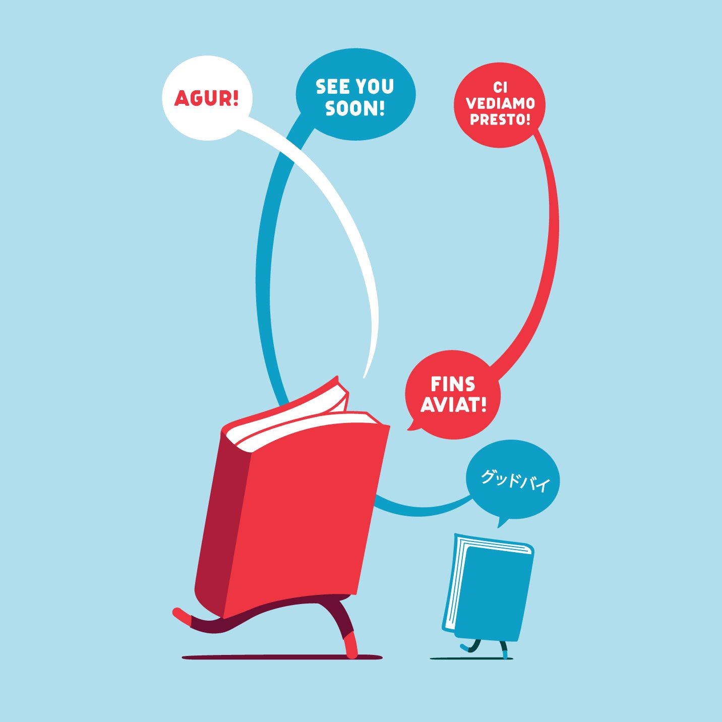 Creativitat de la campanya amb diversos personatges parlant en diferents idiomes