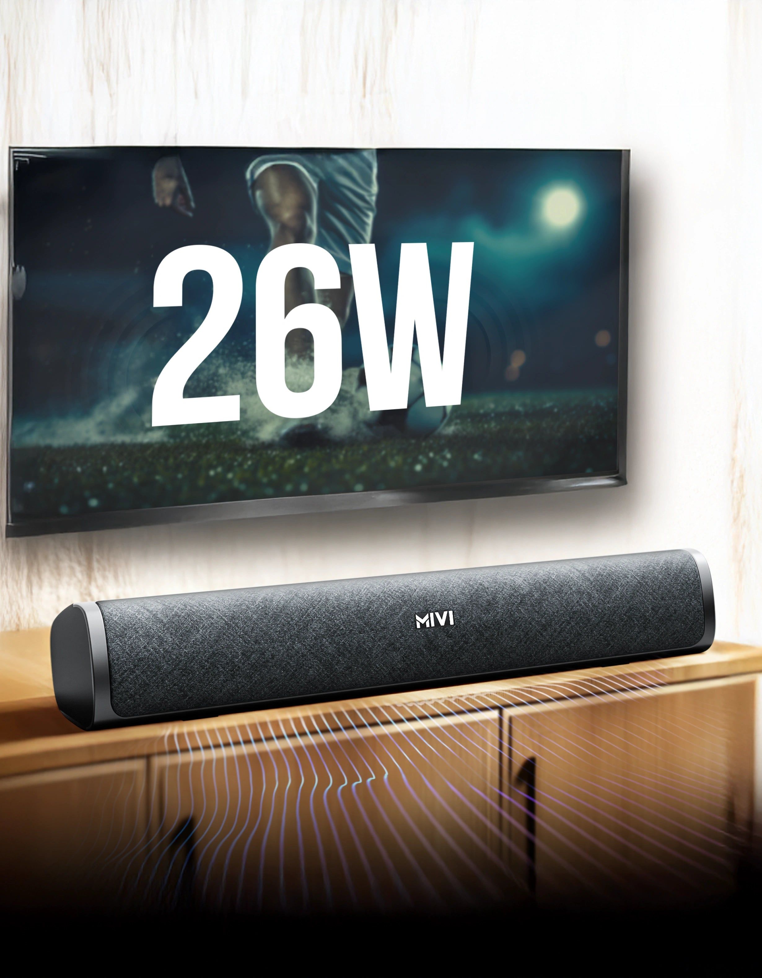 26 Watts Mini Soundbar