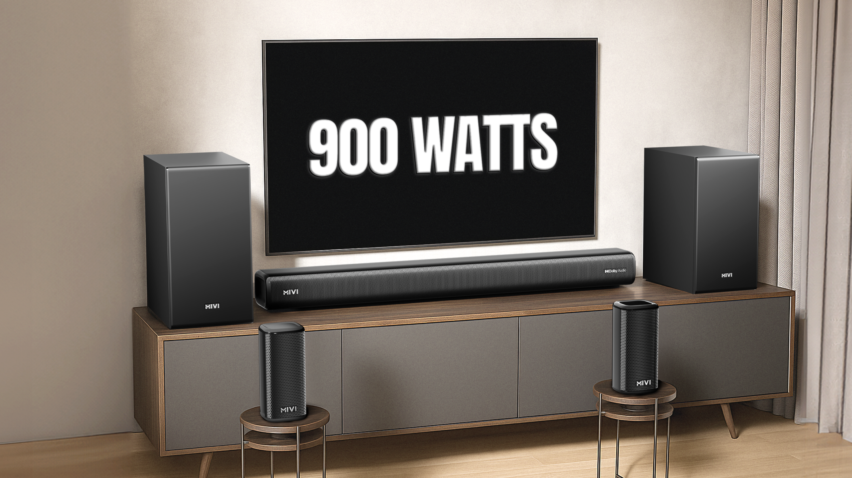 900 watts of power