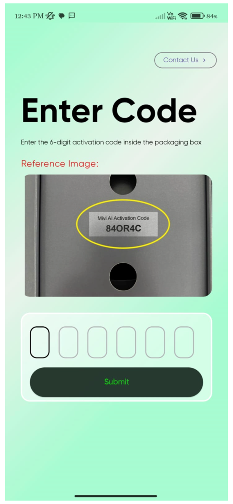 Activation Code
