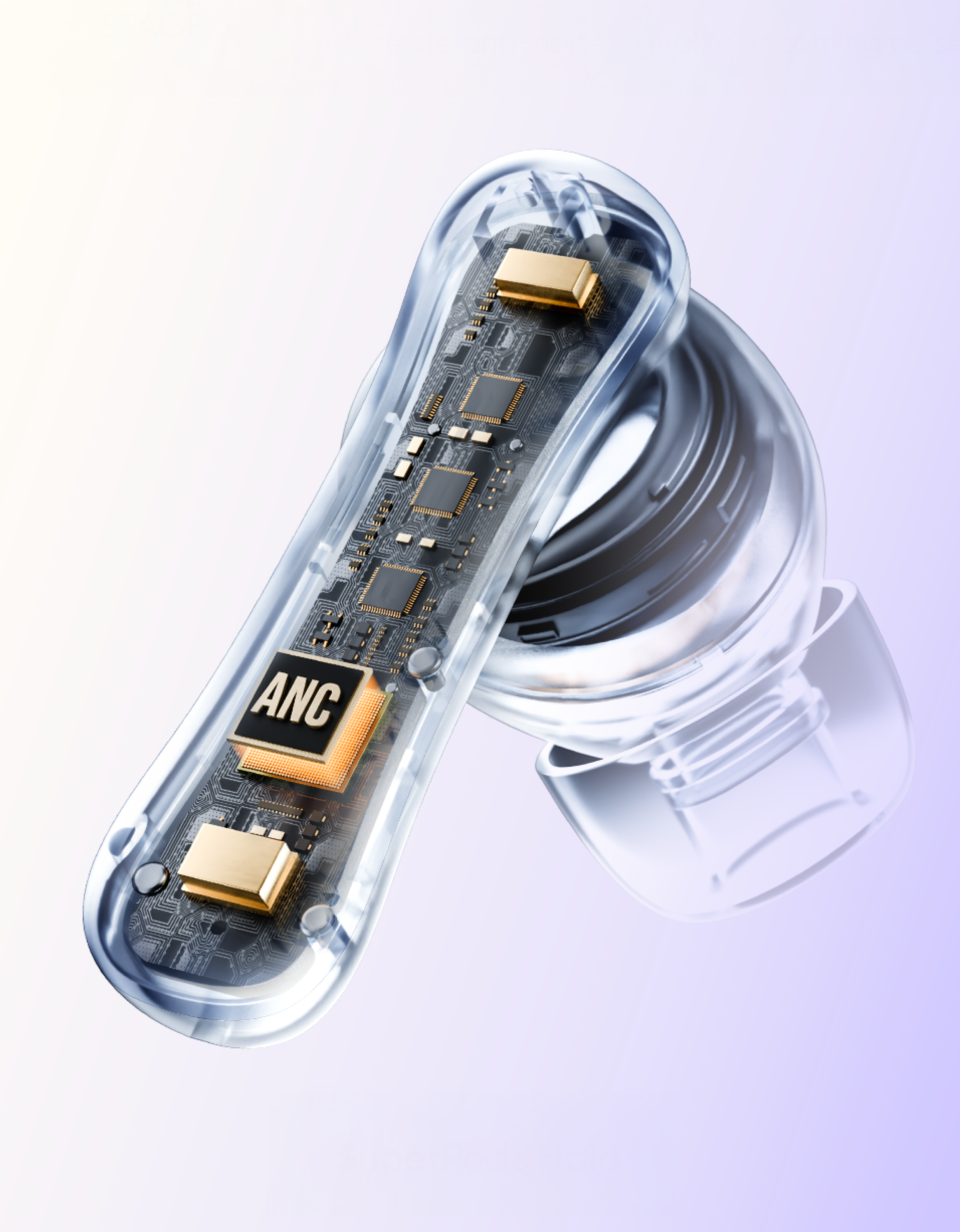 35dB Quad-mic ANC