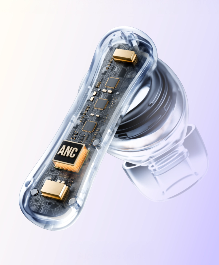 35dB Quad-mic ANC