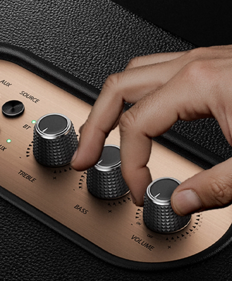 Personalizable Bass, Treble and Volume