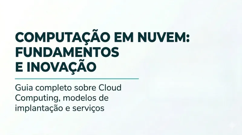 Imagem de capa: Fundamentos da Computação em Nuvem