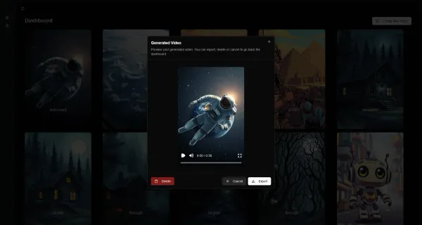 Projeto entitulado AI Shorts Video Generator apresentando Full Stack ASP.NET Core e Next.js para criar vídeos curtos gerados por IA com legendas.