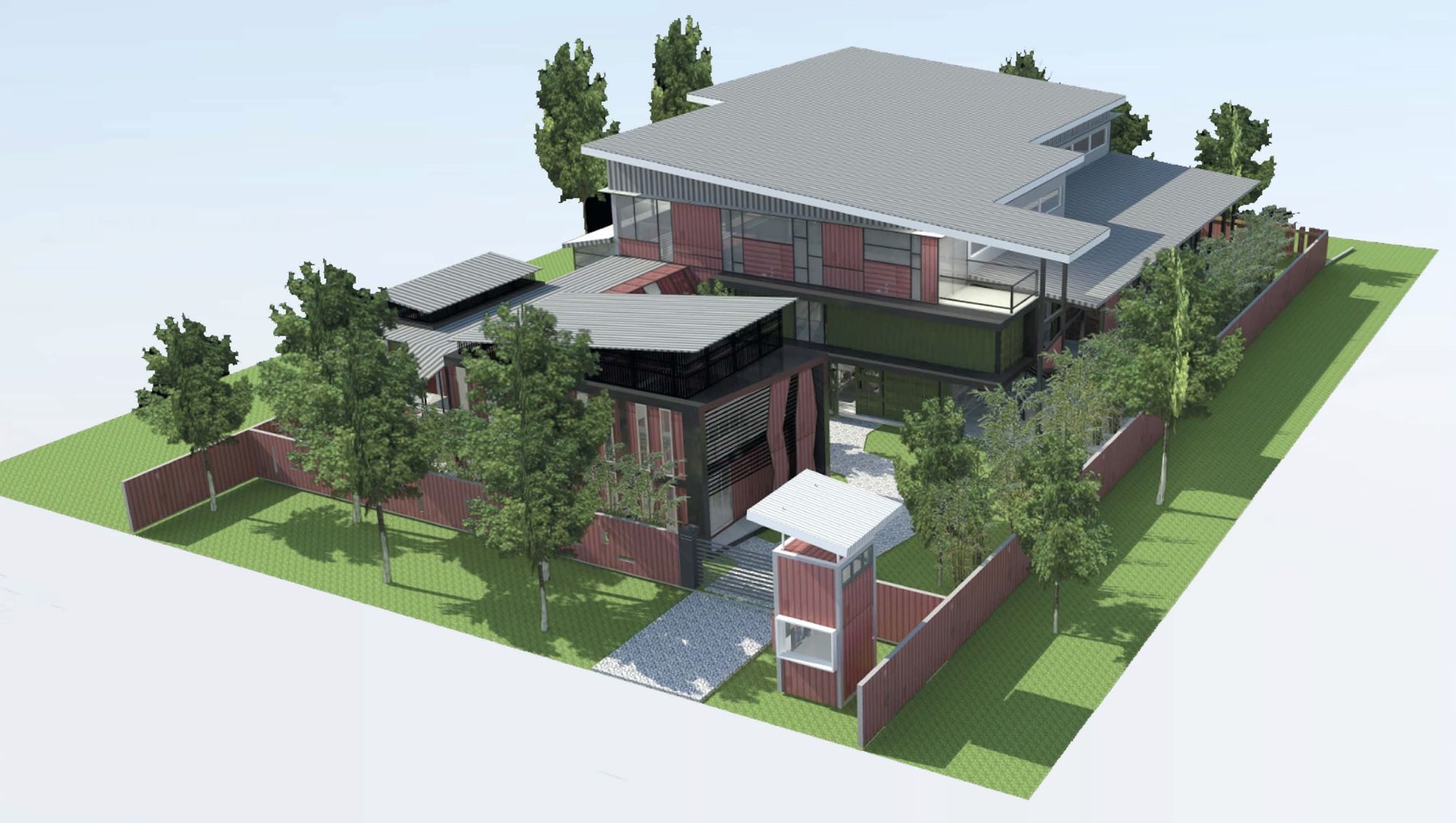 Office, Old Klang Road — design model