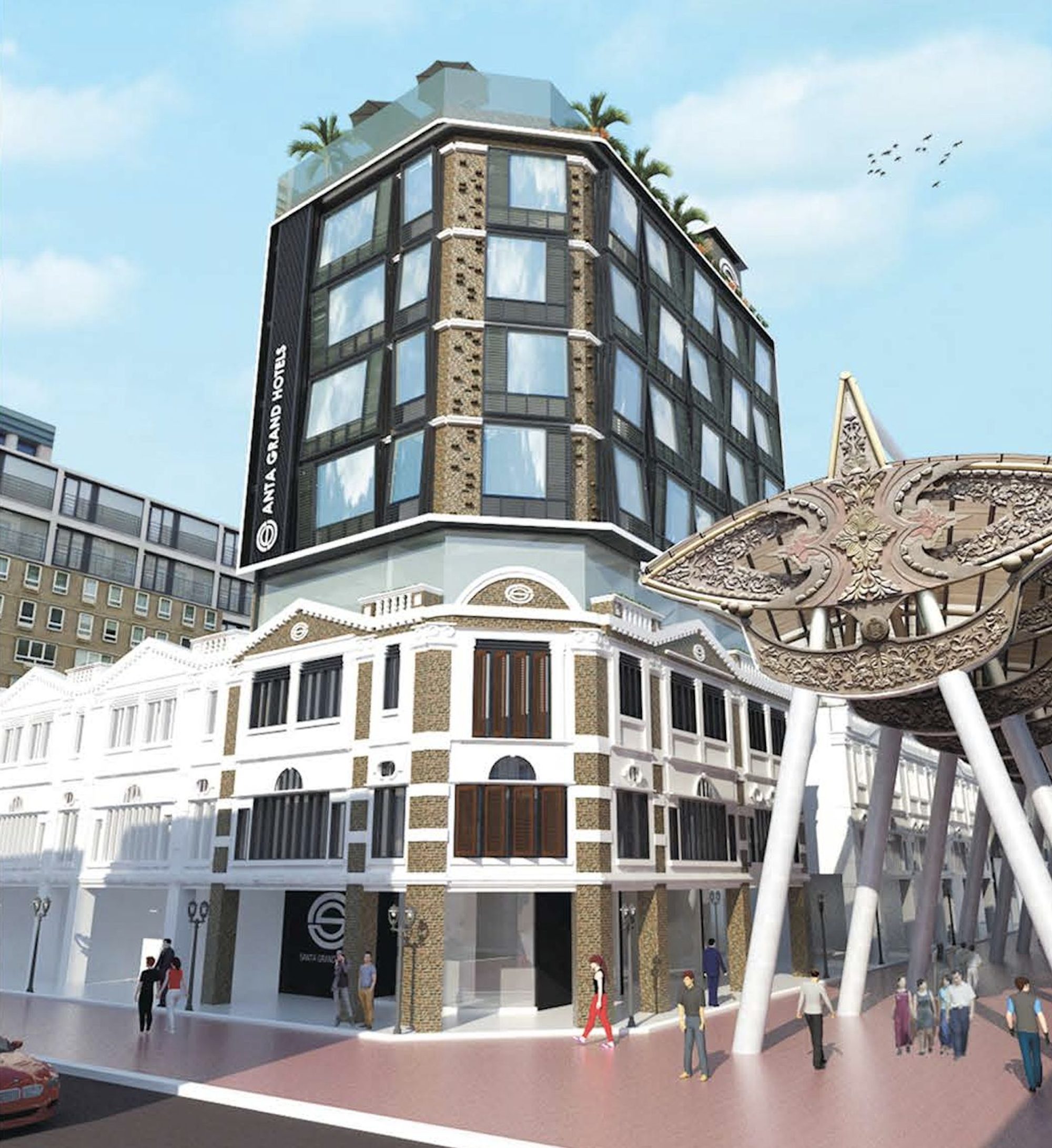 Santa Grand Hotels, Central Market — completed building