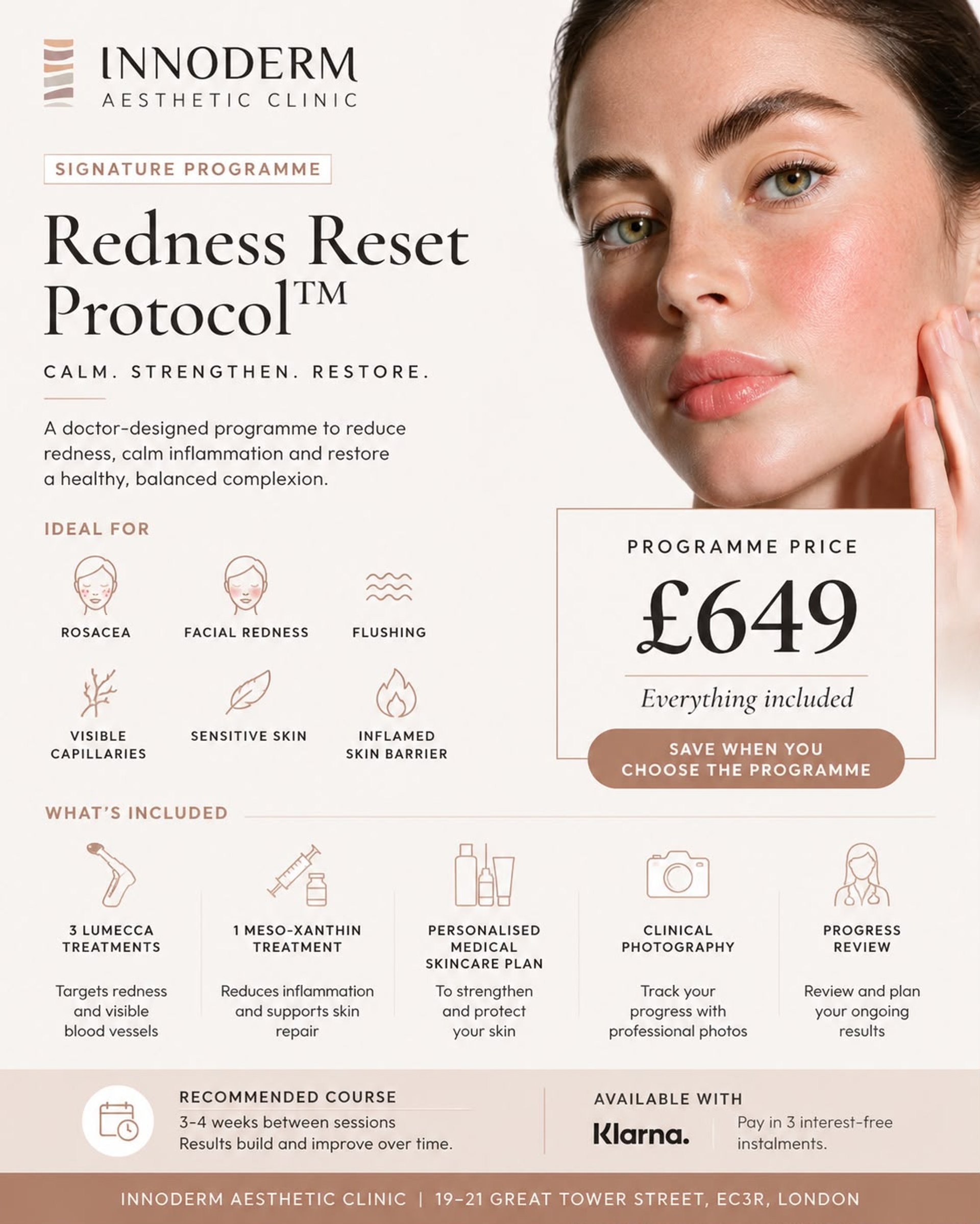 Rosacea & Redness treatment programme