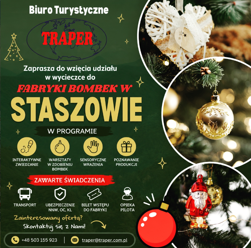 Staszów – fabryka bombek i magia świątecznego szkła