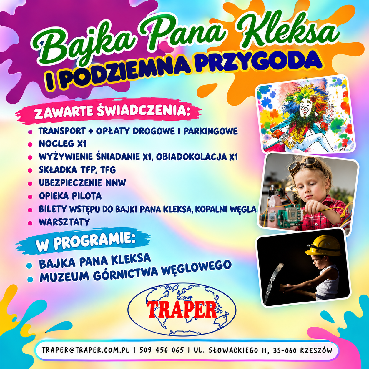 NOWOŚĆ! Bajka Pana Kleksa i Podziemna Trasa!