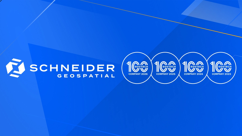 Cover for Schneider Geospatial Named a 2026 GovTech 100 Company for the Fourth Consecutive Year