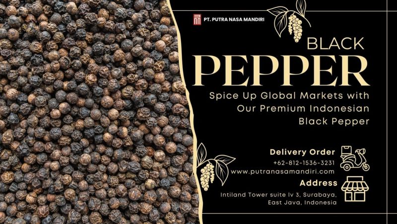 Spice Up Global Markets with Our Premium Indonesian Black Pepper
