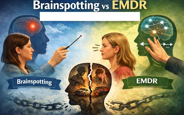 Brainspotting vs EMDR: Σύγκριση δύο μεθόδων θεραπείας τραύματος