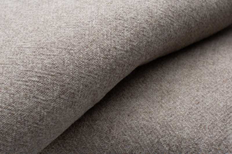 Beige Virgin Wool Plaid