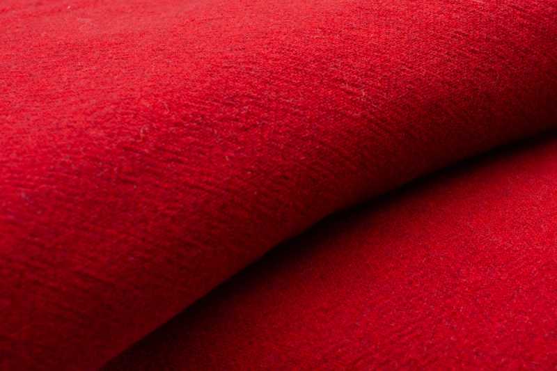 Red Virgin Wool Plaid