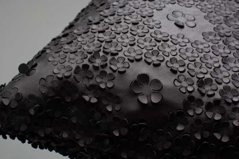 Black Leather Cushions