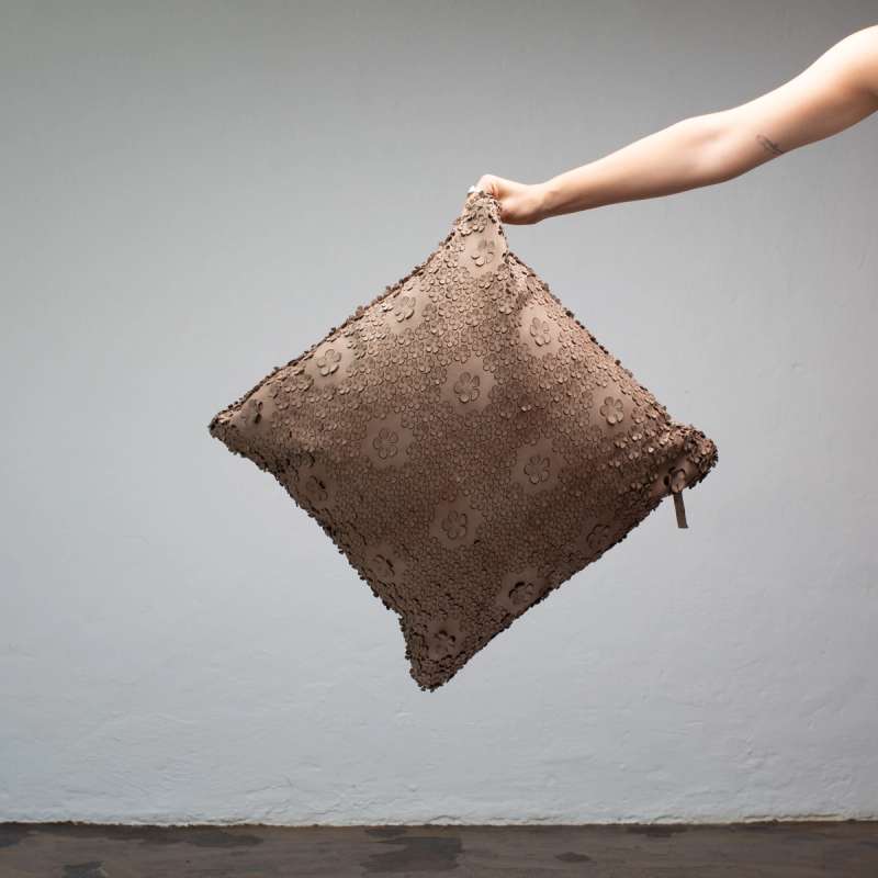 Brown Leather Cushions