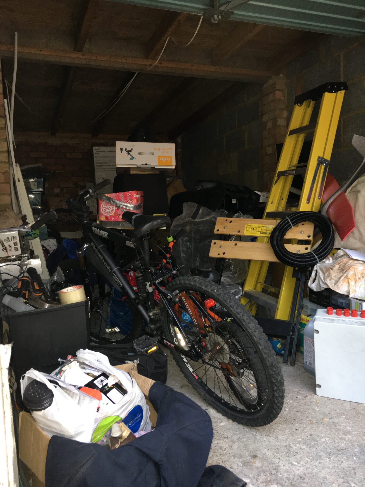 Garage Clear-Out, BR2, before