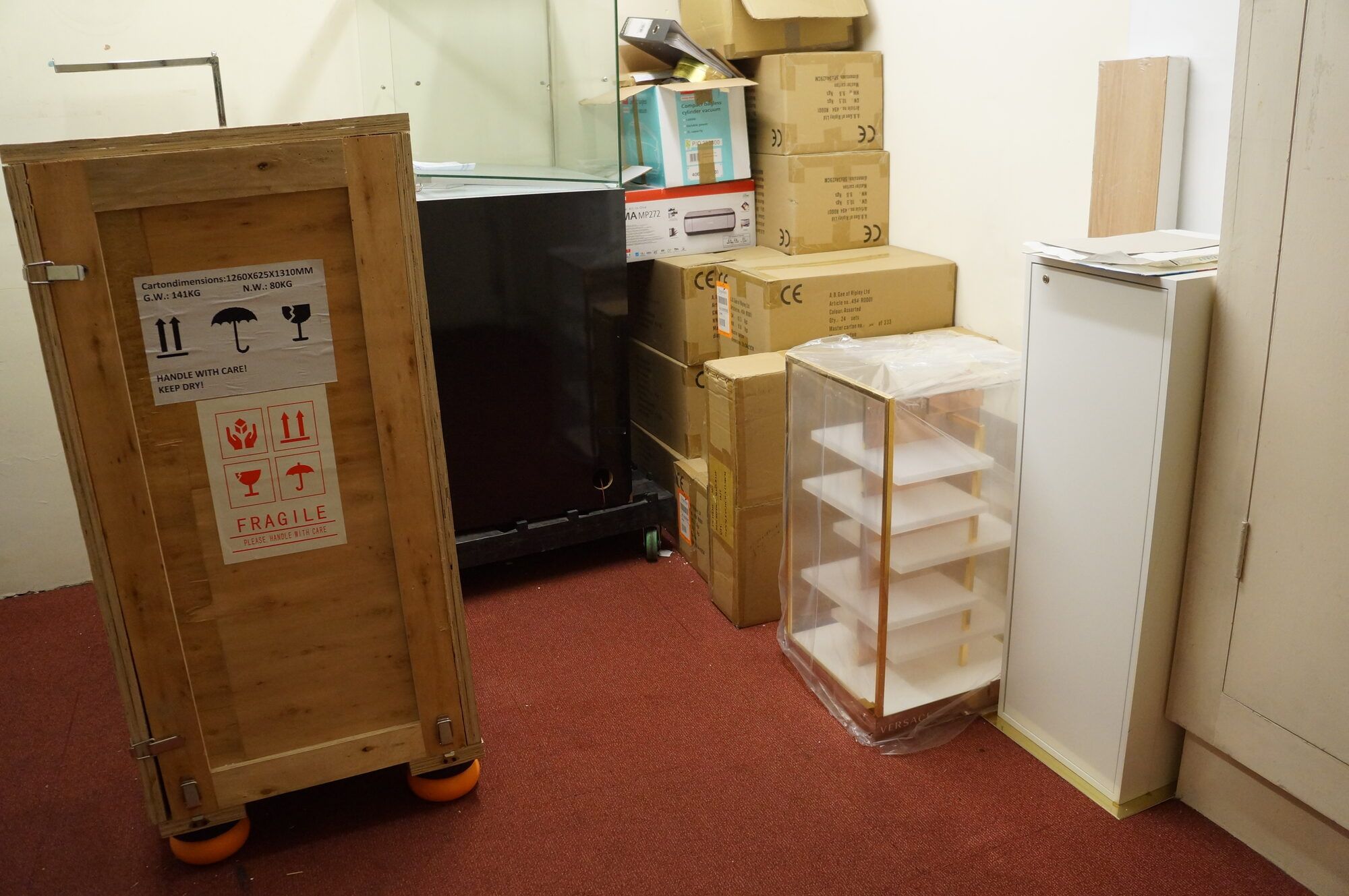 Stock Room Tidy-Up, after