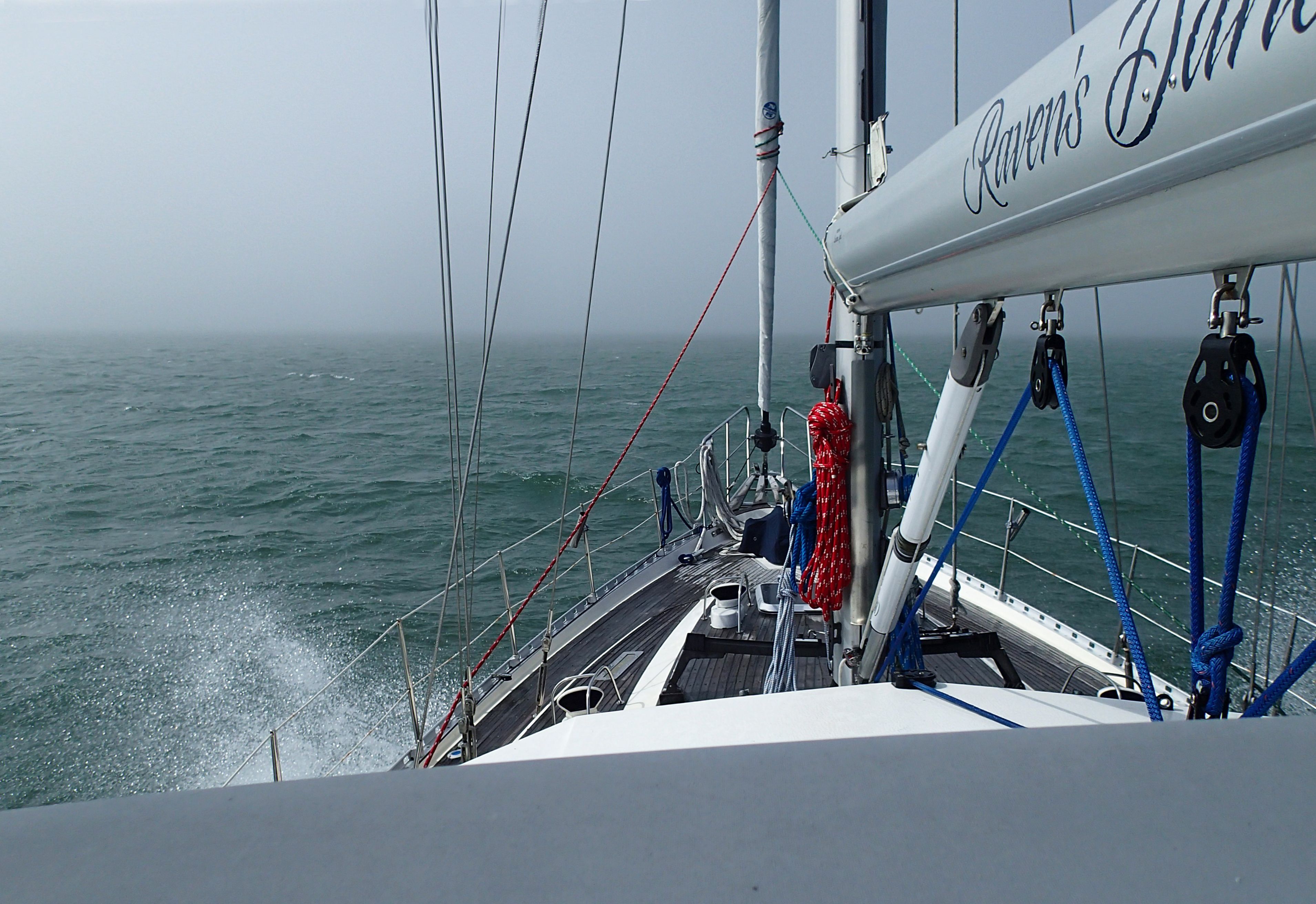 Into the Mist (from the warmth of the Pilot House
