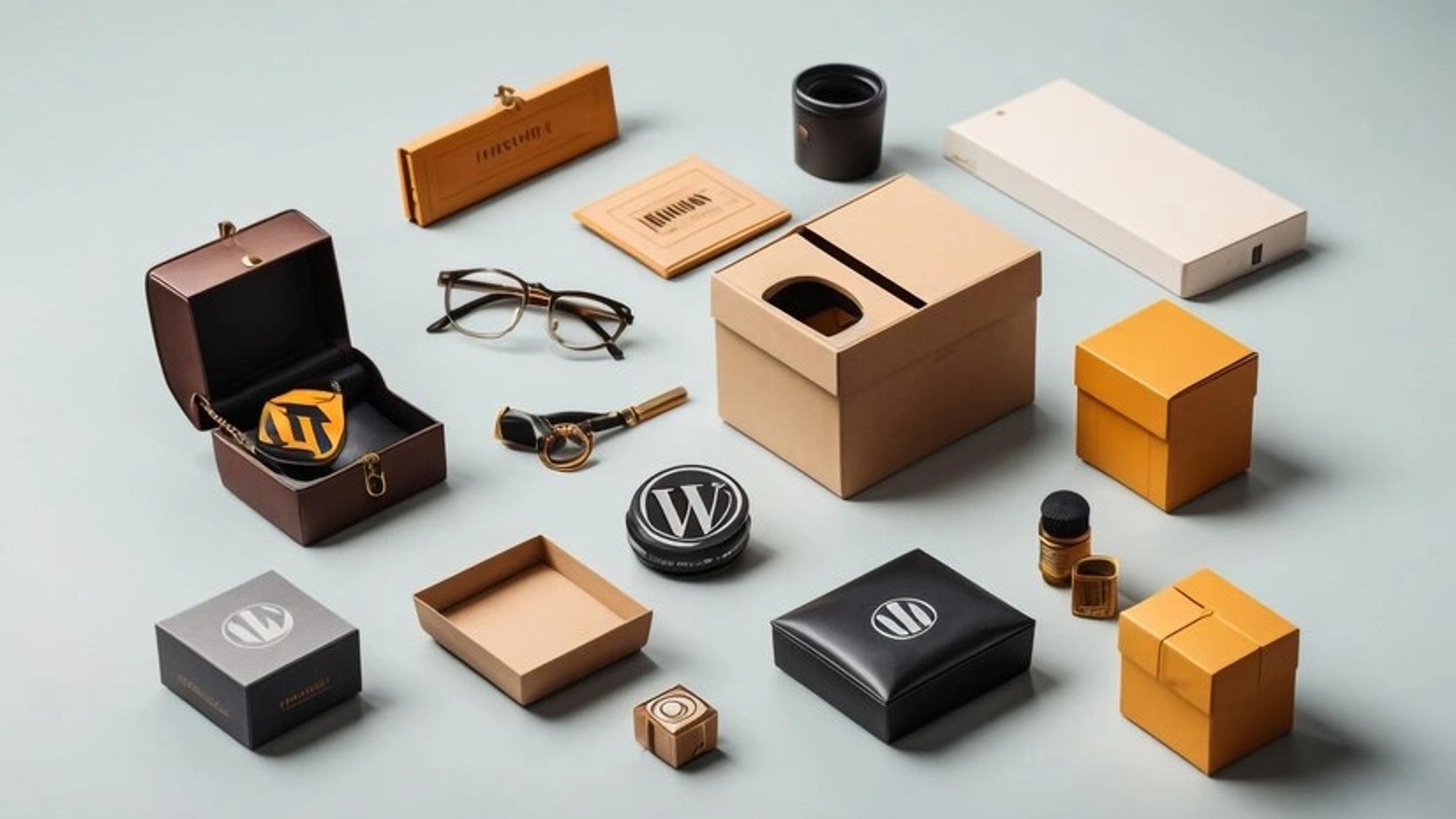 3D product models of boxes and packaging