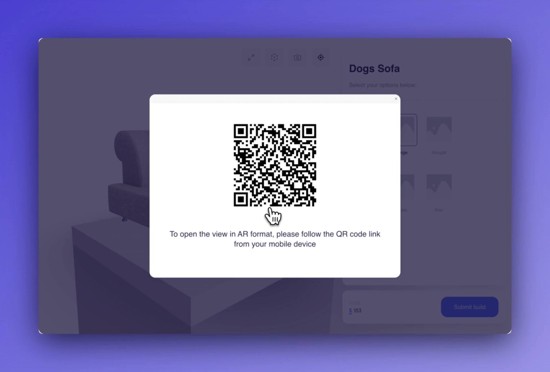QR Code for the Augmented Reality