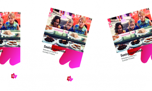 Three images of the front page of the Seeing Perspectives paper